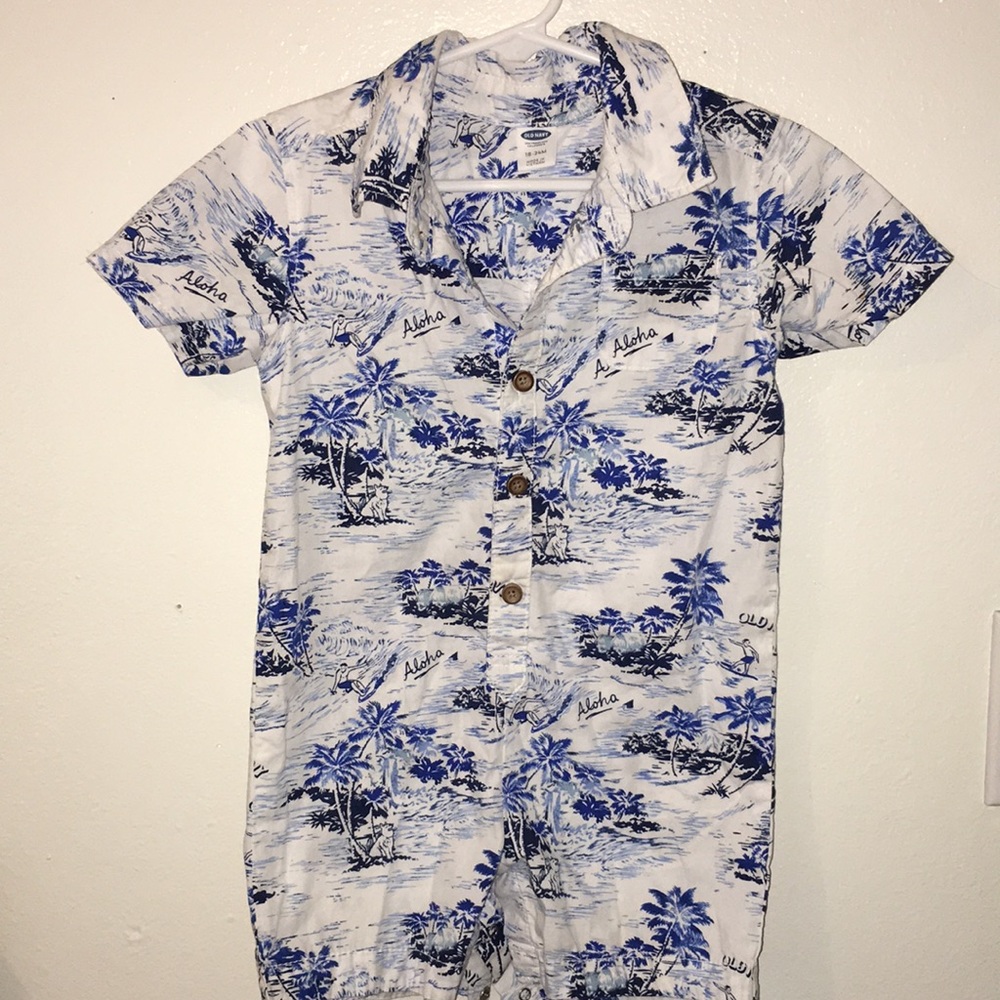 Boys summer romper